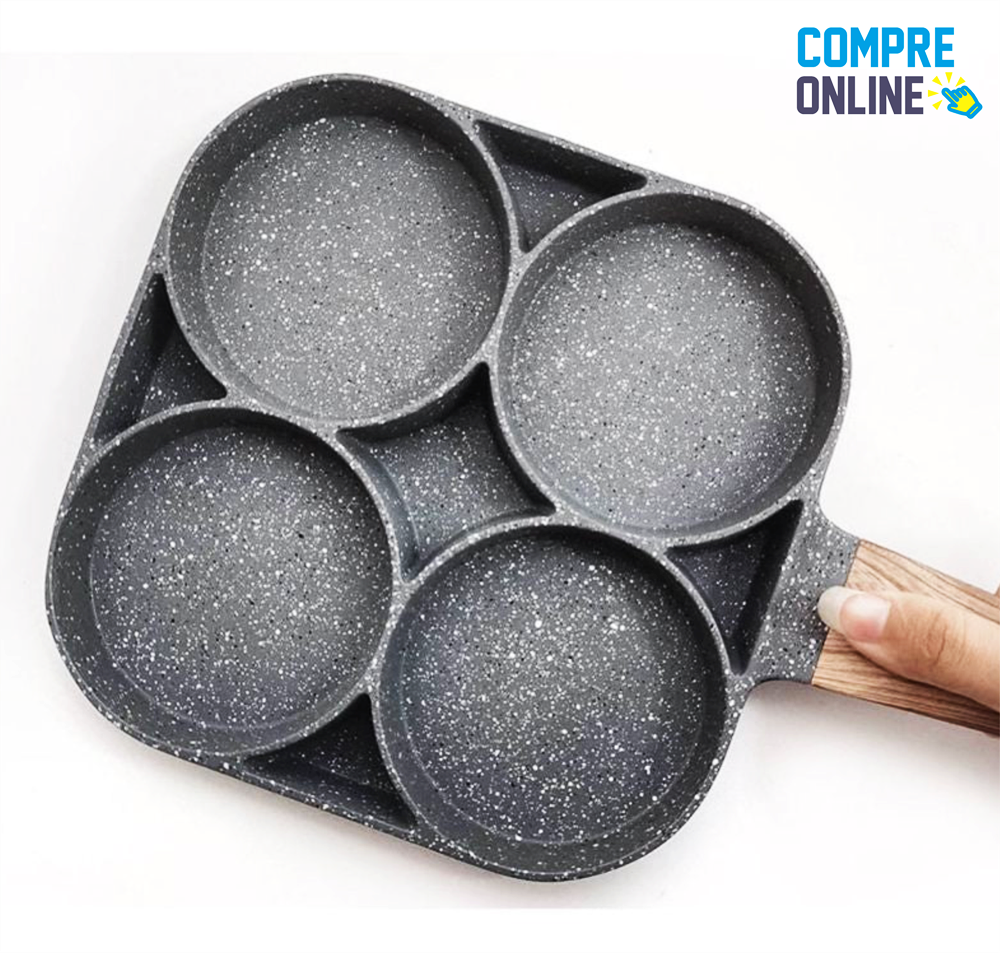 Frigideira Antiaderente 4 espaços
