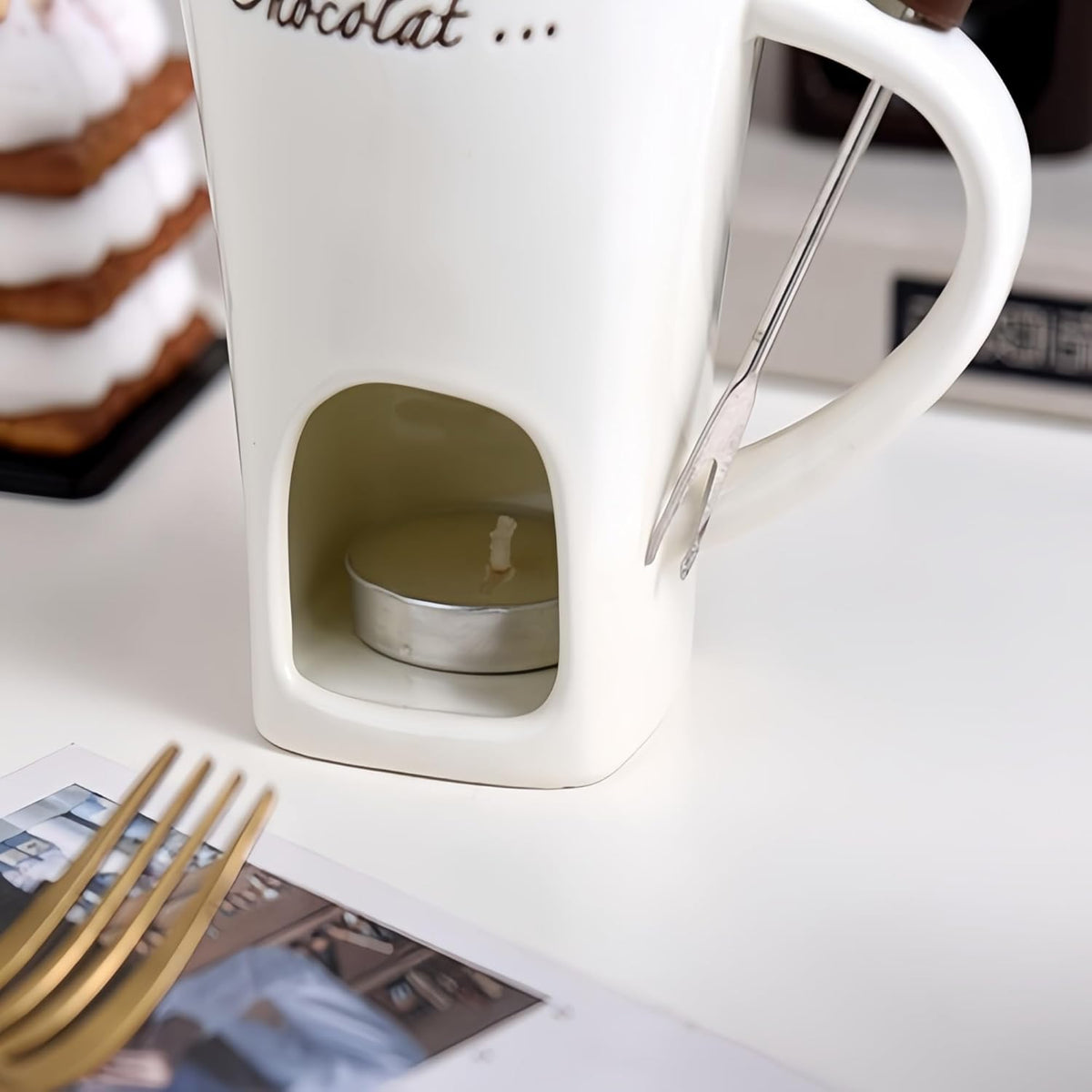 Caneca Fondue - Chocolat