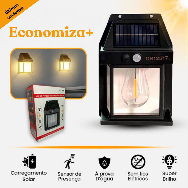 Luminária Solar Economiza+