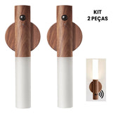Luminária com sensor e suporte -  2 peças