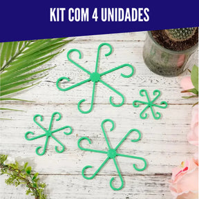 Suporte para segurar cabos de planta - 4 peças