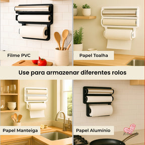 Suporte Triplo Chef - Organização e praticidade!