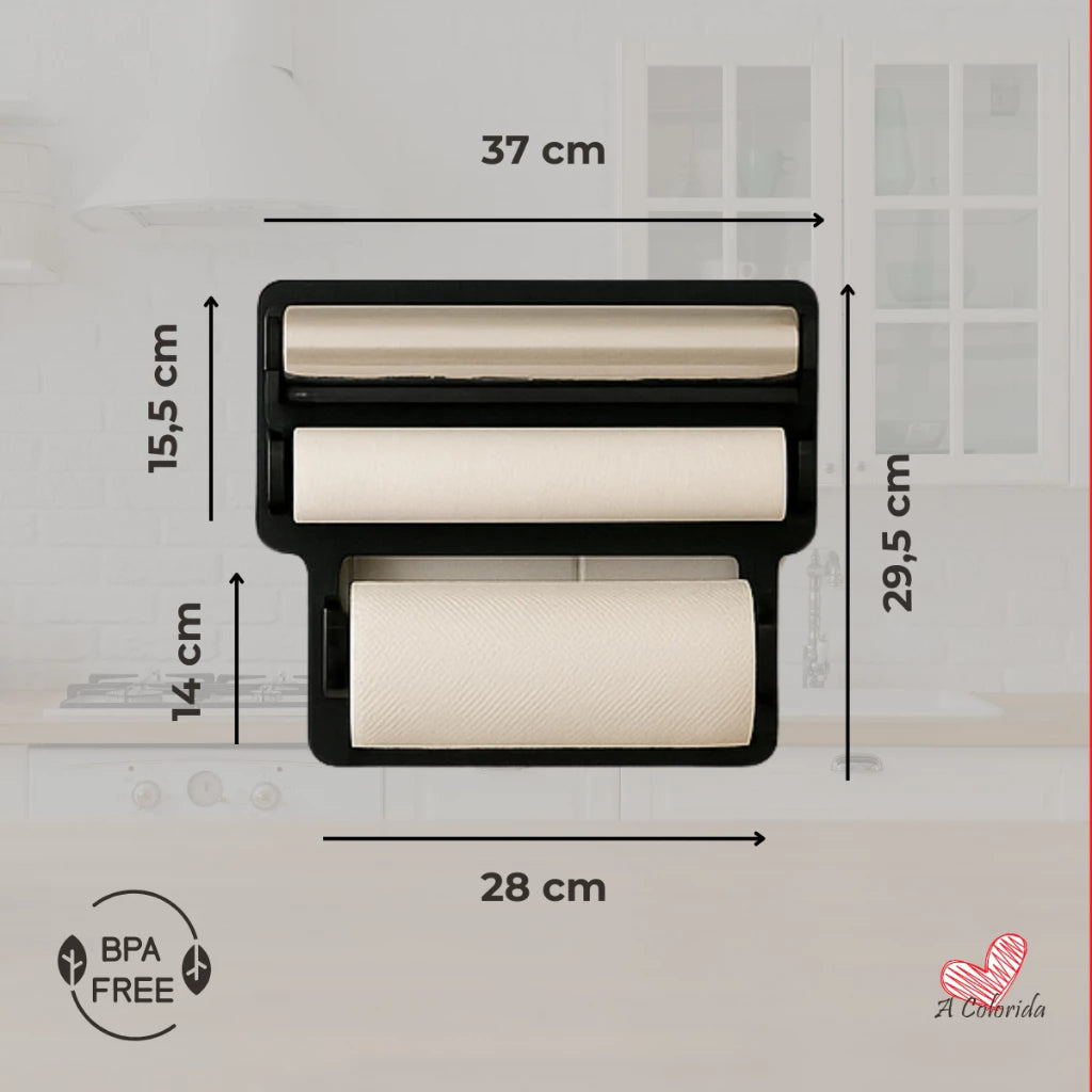 Suporte Triplo Chef - Organização e praticidade!