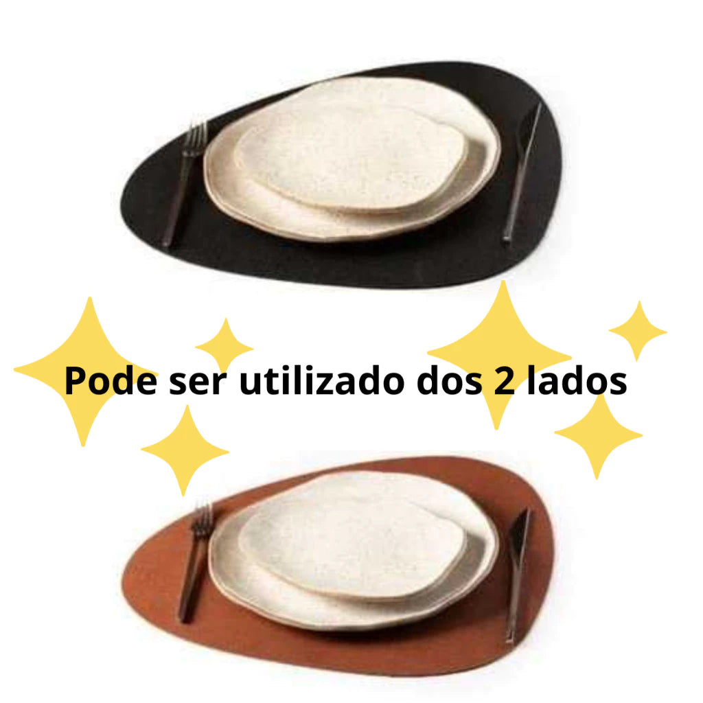 Kit Sousplat dupla face Milão