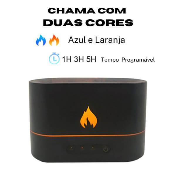 Aromatizador e Umidificador de Ambientes com Efeito de Chamas