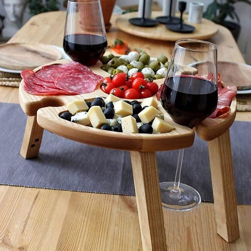 Mesa Portátil para Frios e Vinho