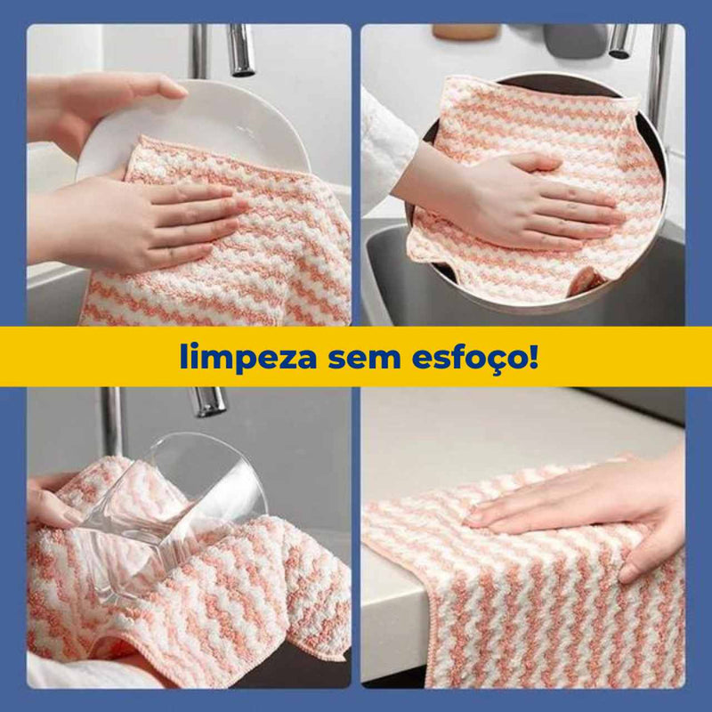 Panos Mágicos® - Microfibra Macia para Limpeza Premium