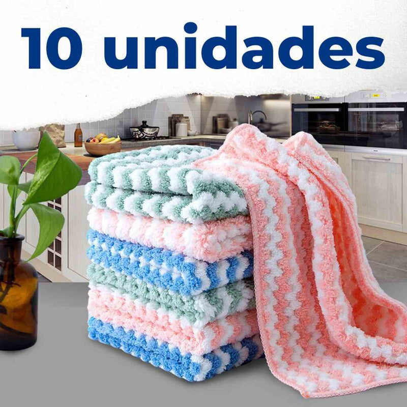 Panos Mágicos® - Microfibra Macia para Limpeza Premium