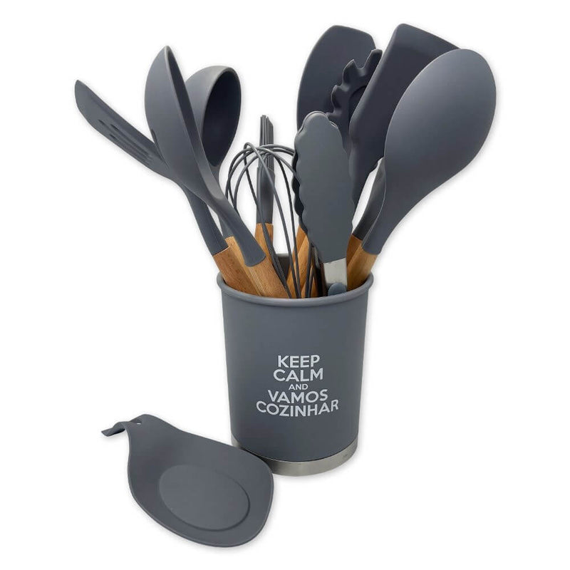 Kit de Utensílios em Silicone- 13 Peças