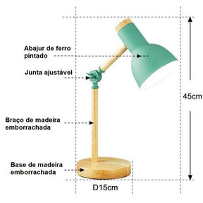 Luminária Retro dobrável LED