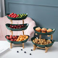 Fruteira de Mesa em Bambu - 3 andares