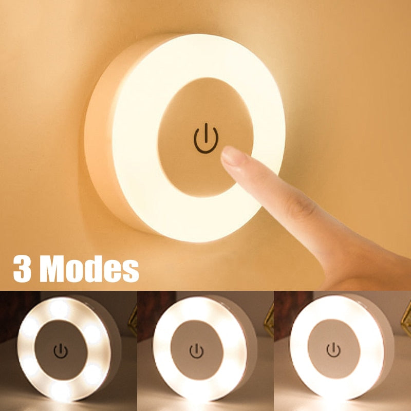 MEGA LED - Sensor de toque com 3 modos de luz