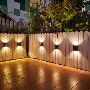 Luminária com led solar