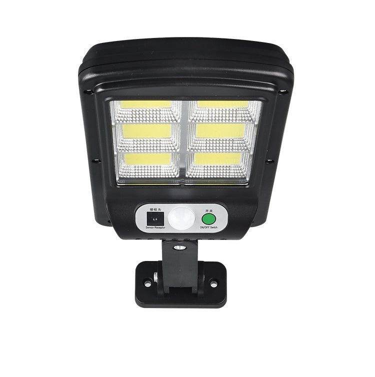 Lâmpada solar de led para áreas externas, lâmpada 120/128/160 cob com sensor de movimento, à prova d'água, segurança para jardim, pátio, caminho e quintal