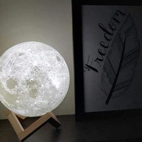 Luminária Lunar - LED 3D