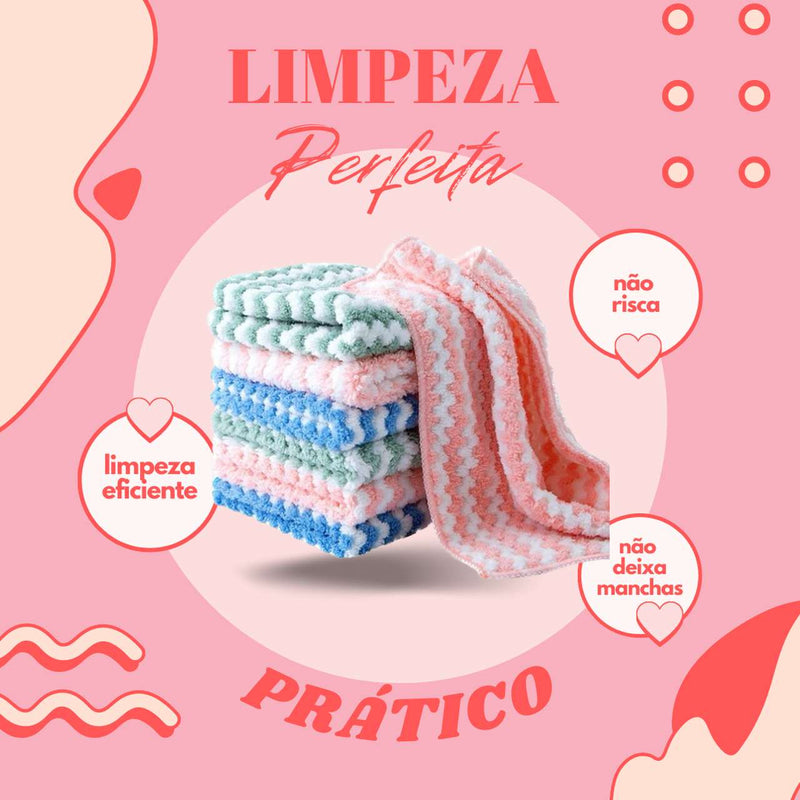 Panos Mágicos® - Microfibra Macia para Limpeza Premium